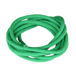 Lacets de couleur : vert - 100% coton 