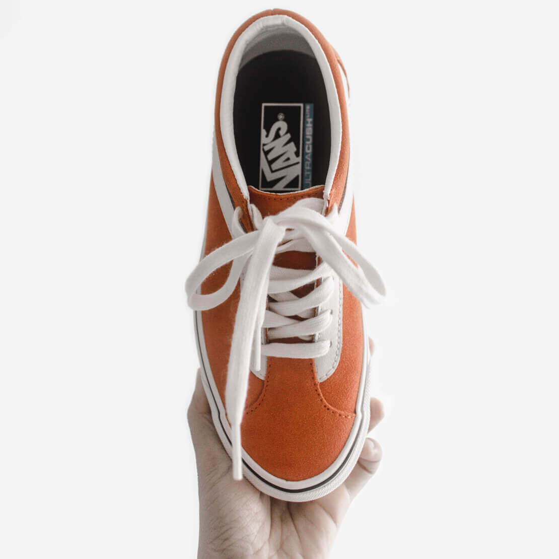 Orange vans outlet laces