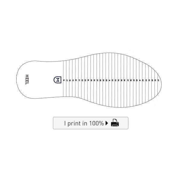 Shoe Size Guide by Monsieur Chaussure